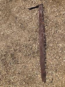 Crosscut saw with 1 Handle