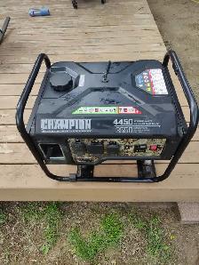 Generator . Champion ,  3550 running watts