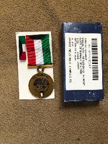 Liberation of Kuwait Medal Iraq Gulf War Desert Storm