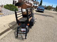 2007 750 Honda with custom belt dog carrier