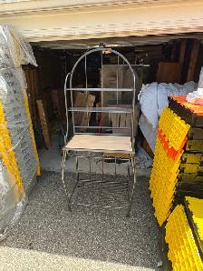 Free delivery used Baker's Rack with Shelves and Wood Top - Photo 6