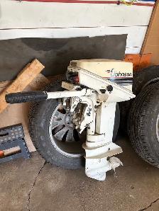 9.9 Johnson outboard motor - Photo 2