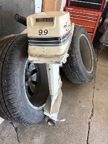 9.9 Johnson outboard motor - Photo 3
