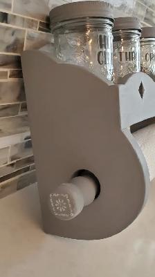 Towel rack with shelf – vintage and upcycled - Photo 6