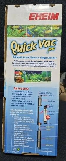 EHEIM QUICK VAC PRO AUTOMATIC AQUARIUM GRAVEL VACUUM – COMPLETE - Photo 4