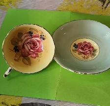 Rare Paragon H.M. Queen and H.M. Queen Mary tea cup.and saucer - Photo 2