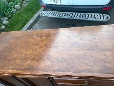 Free delivery antique Vintage Wooden Cabinet with  Crane Design - Photo 4