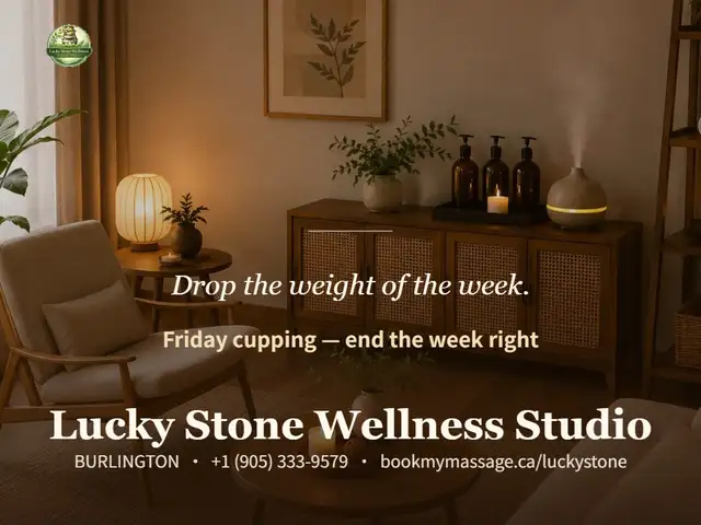 Drop the weight of the week.Cupping therapy to help release te