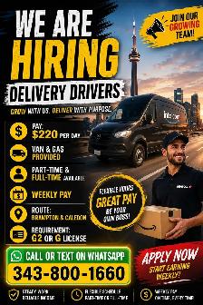 Hiring delivery driver