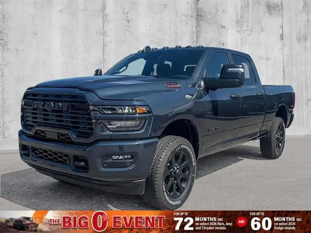 2026 Ram 3500 Big Horn Night Edition Crew 4x4 Diesel Nav