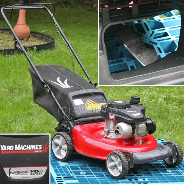 Tondeuse à gazon 21' MTD 140cc OHV avec sac gas lawn mower
