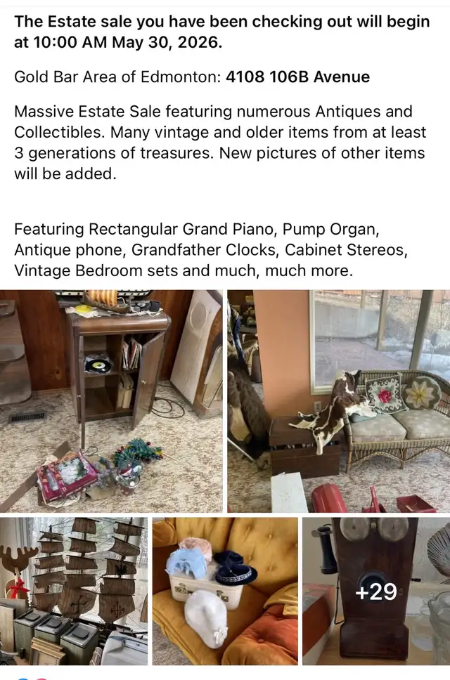 HUGE ESTATE SALE.  Lots of Antiques and Collectables