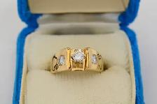 14K .57TDW SWAN RING - Photo 2