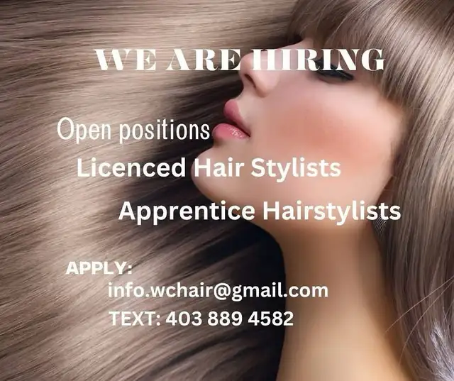 We are Hiring - Licensed Hair Stylist