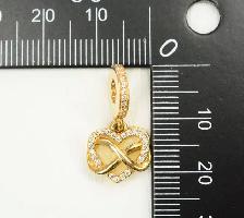 14K SPARKLING INFINITY PANDORA CHARM - Photo 8