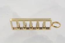 10K DIAMOND ABACUS PENDANT - Photo 5