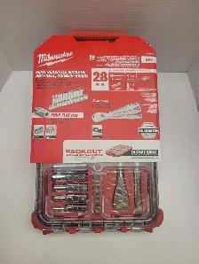 Milwaukee 48-22-9481 28 Piece SAE 3/8' Ratchet Set NEW