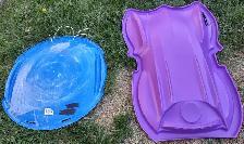 Two kids' snow sleds. - Photo 2