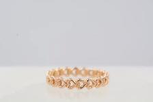 PANDORA RG BAND OF HEARTS RING