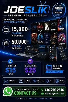 JOESLIK'S PREMIUM IPTV SERVICE
