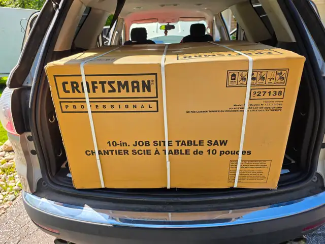 Sears Craftsman 10' Jobsite Table Saw Original Box Brand New