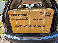Sears Craftsman 10' Jobsite Table Saw Original Box Brand New