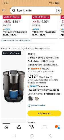 KEURIG ELITE BREWS 5 SIZES/STRONGER OPTION/ICED OPTION - Photo 2