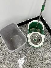 FREE LIBMAN SPIN MOP and STAPLES WASTE BASKET - as is - Photo 2