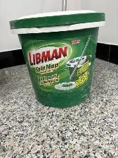 FREE LIBMAN SPIN MOP and STAPLES WASTE BASKET - as is - Photo 3