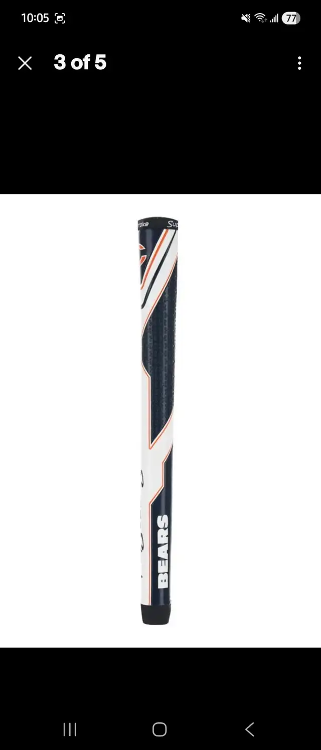 Chicago bears putter grip brand new still in the package!!