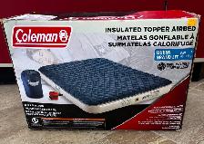NEW 8' Coleman Inflatable Mattress with Topper & Air Pump