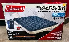 NEW 8' Coleman Inflatable Mattress with Topper & Air Pump - Photo 2