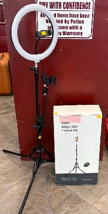 LED Dimmable Ring Light with Phone Mount & Stand ( x2 Available)