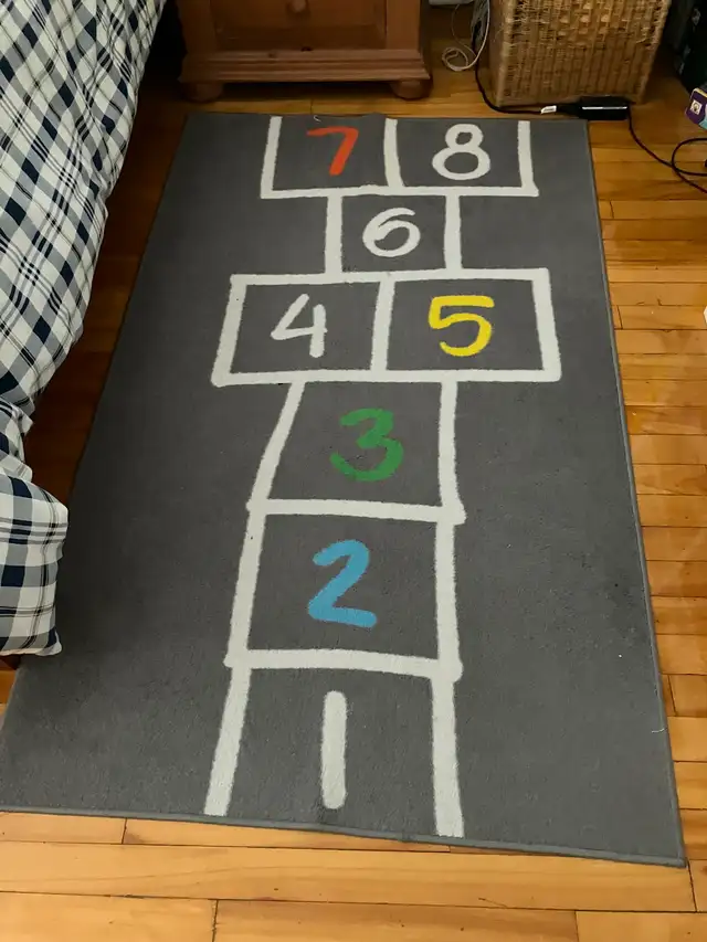 IKEA hopscotch carpet