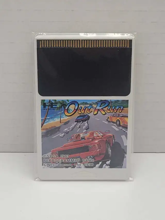 NEC PC Engine Out Run HU Card