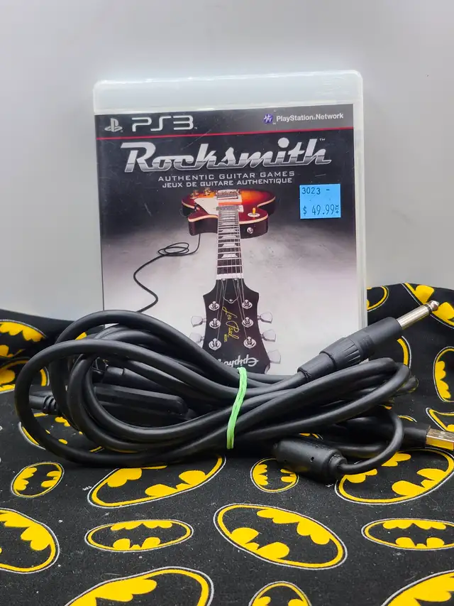 Rocksmith - PS3 - In Case w/ Cable For Guitar Hock-up (#3023)