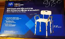 Shower/Bath Seat wIth Arms & Backrest Brand-new