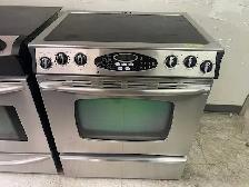 Cuisinière stainless encastrable vitrocéramique Maytag