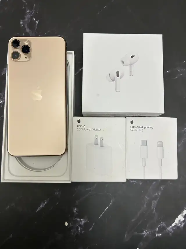 iPhone 11 Pro Max 128GB Airpods/Charger Set/Delivery