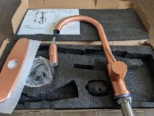 Brand New Copper Rose Gold Pull Out Kitchen Faucet For Sale - Photo 4