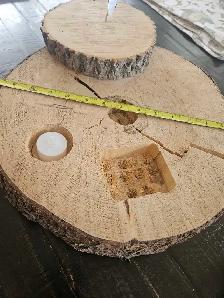 Wooden Center Pieces - Photo 2