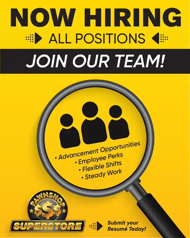 Now Hiring!