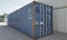 Conteneur de stockage haut cube d'occasion de 40 pieds