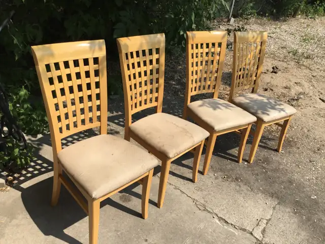 Dining table and chairs
