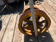 1883 W.F. & J. Barnes step pulleys, drill press parts - Photo 5
