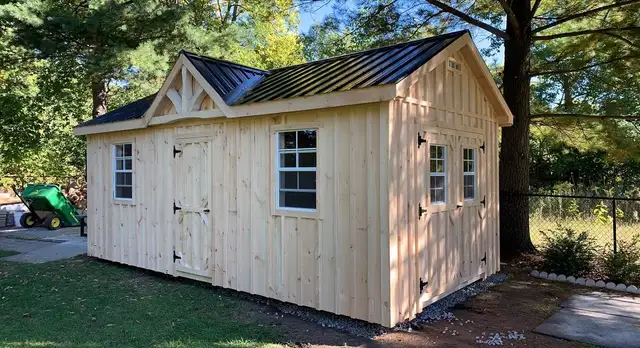 Solid Wood Sheds