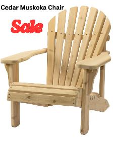 Cedar Muskoka Chairs