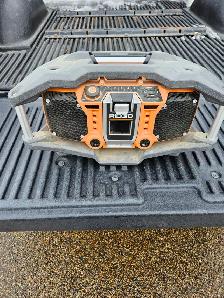 Rigid Jobsite Radio, no bluetooth, Like new. $ 30
