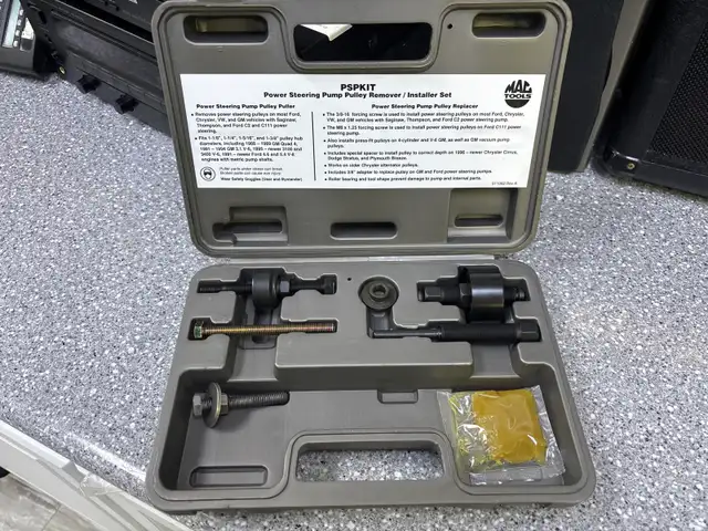 MAC TOOLS PSPKIT Power Steering Pump/Service Set