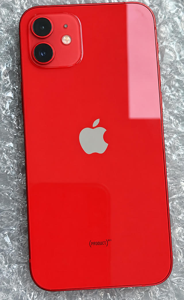 Iphone 12 refurbished 64 gb red 100% battery health